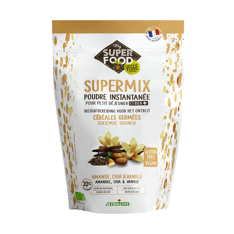 Germline -- Supermix amande, chia & vanille bio - 350 g