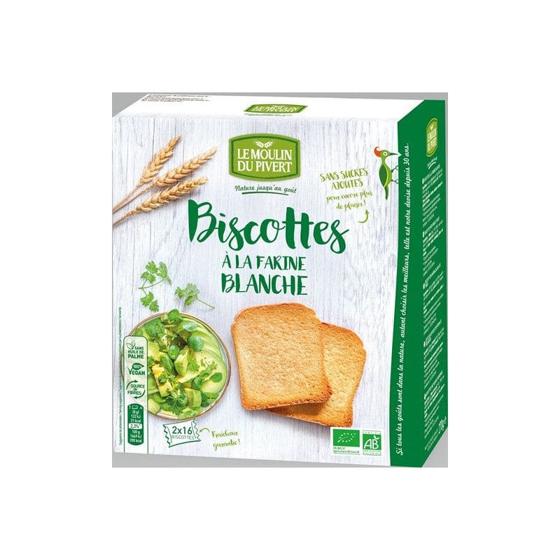 LE MOULIN DU PIVERT -- Biscottes farine blanche (n)