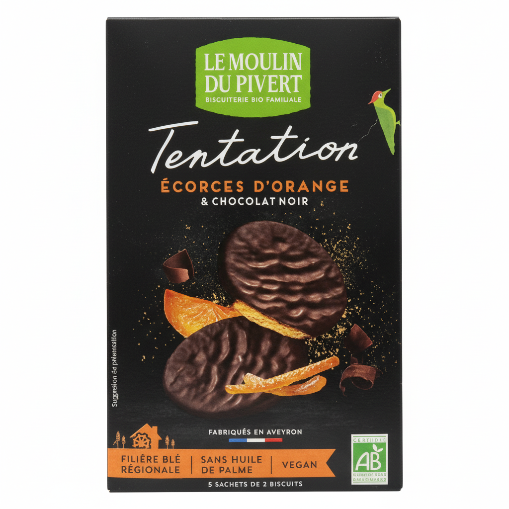 Tentation orange/choco.  130g