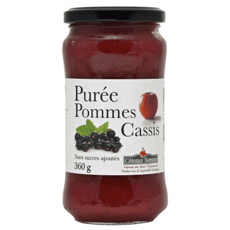 Puree pomme cassis 360g