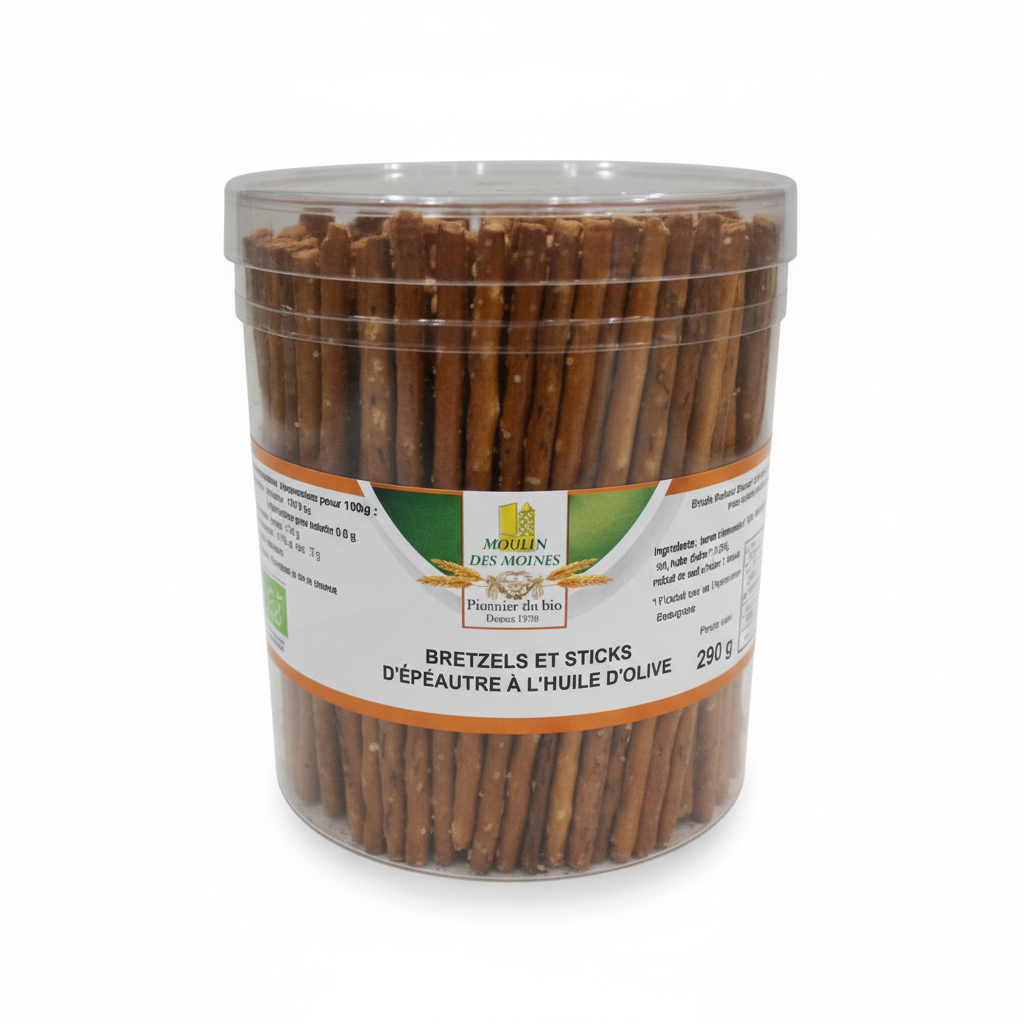 Tubo sticks bretzels épeautre