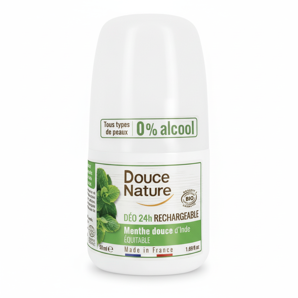 DOUCE NATURE -- Deo rechargeable menthe