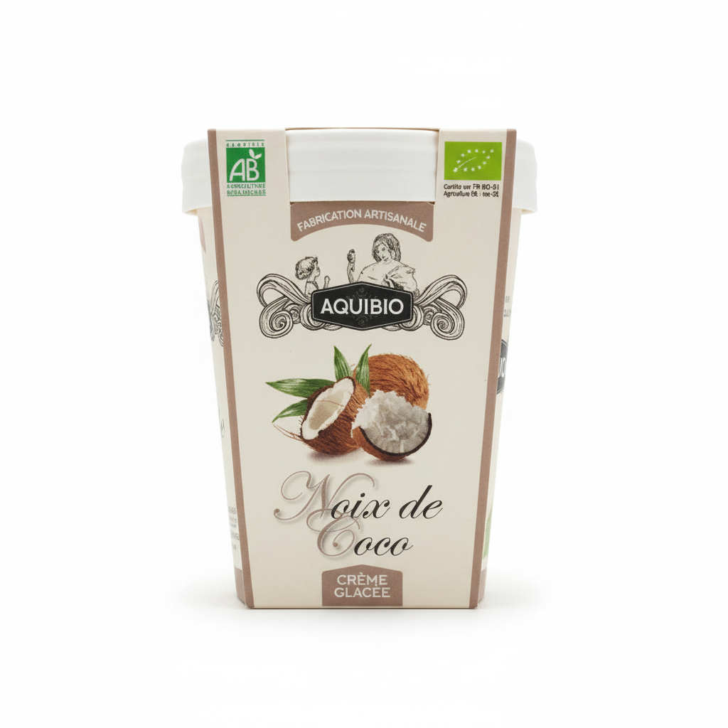 Crème glacée noix de coco