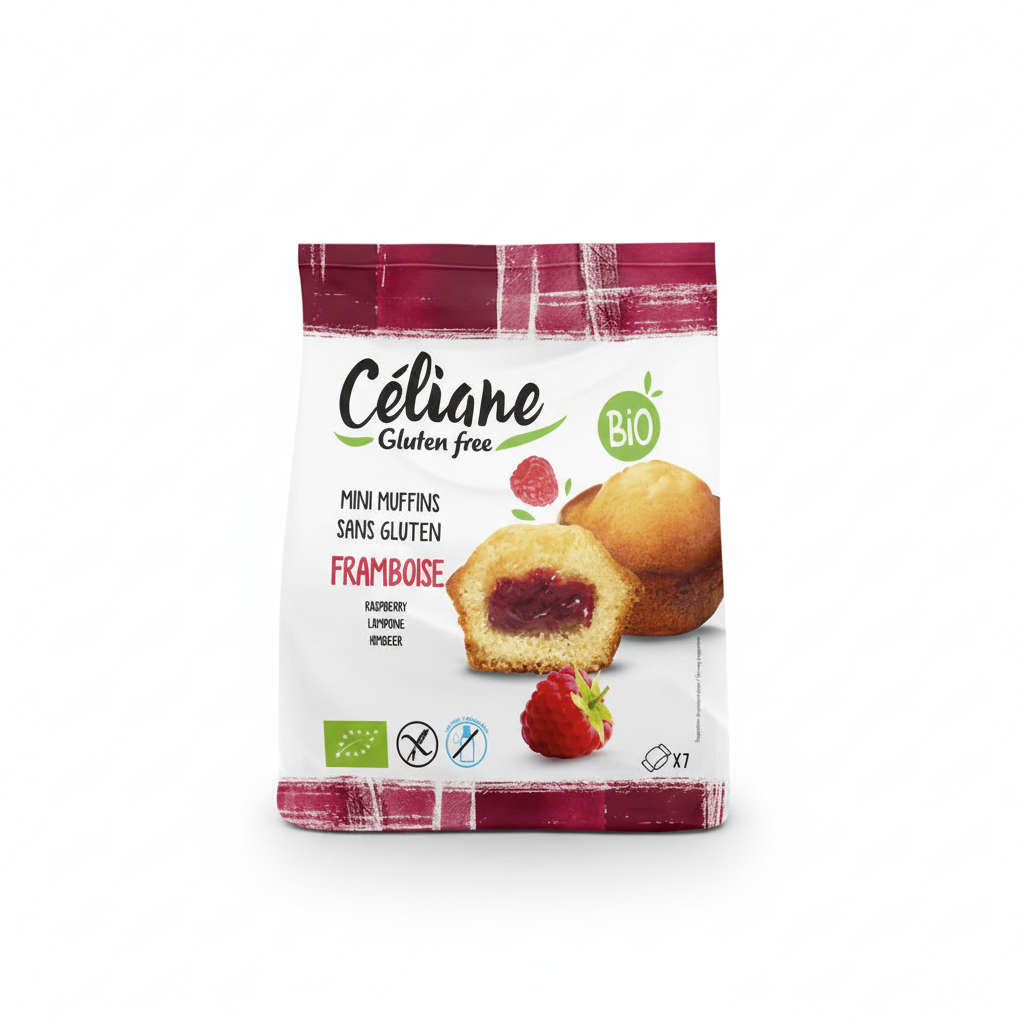 Mini muffin framboise sans gluten 200g