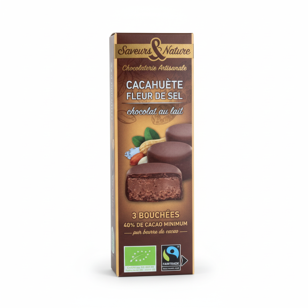 Bouchées cacahuètes enrobées