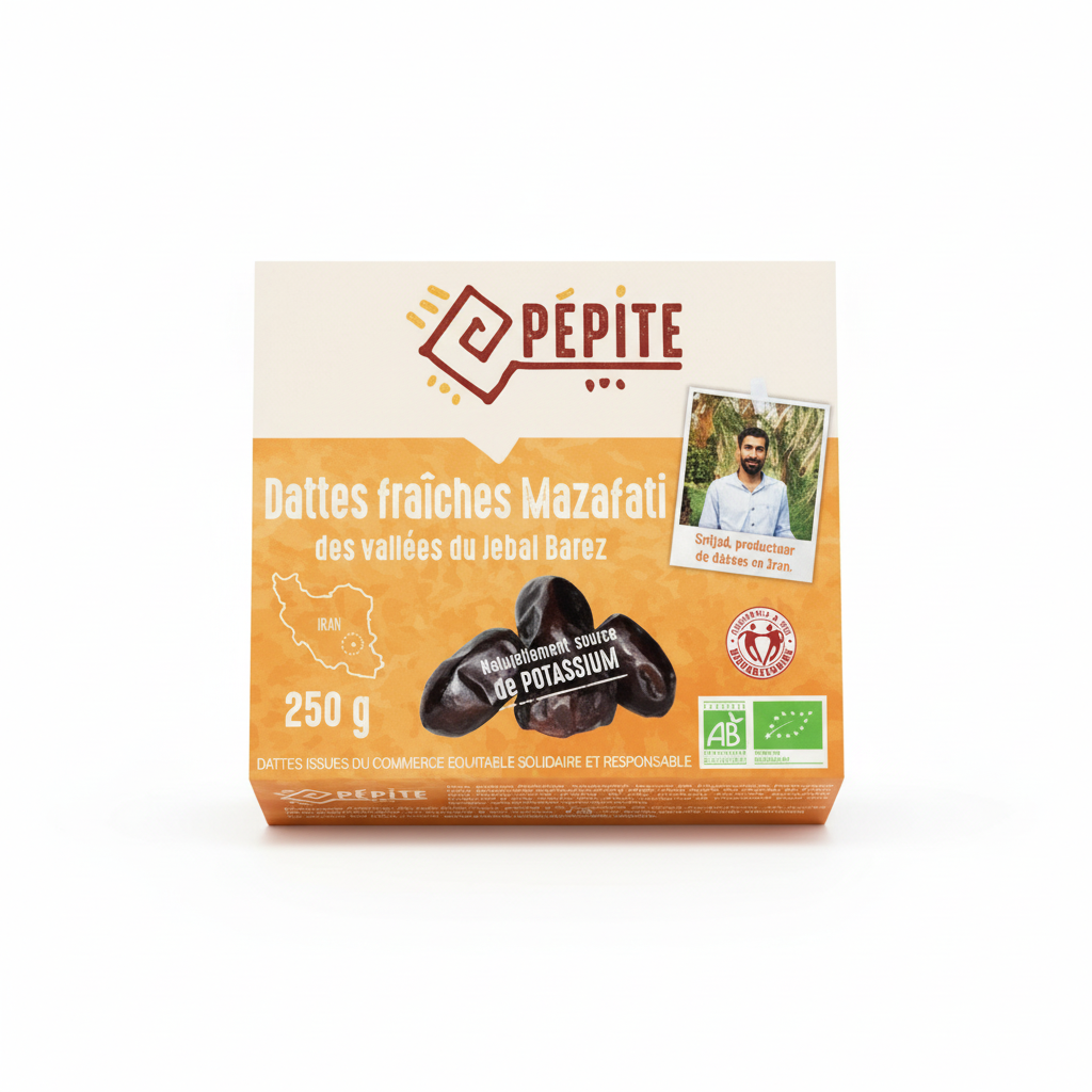 Dattes mazafati iran 250g