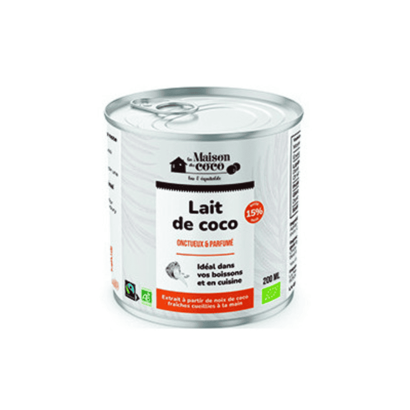 Lait de coco 15% M.G - 200ml