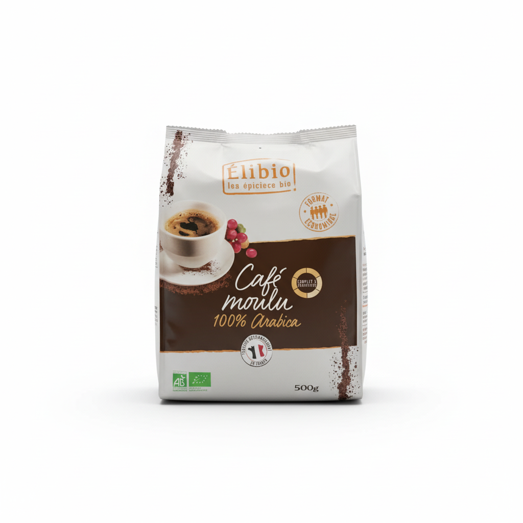 Café moulu 100% arabica