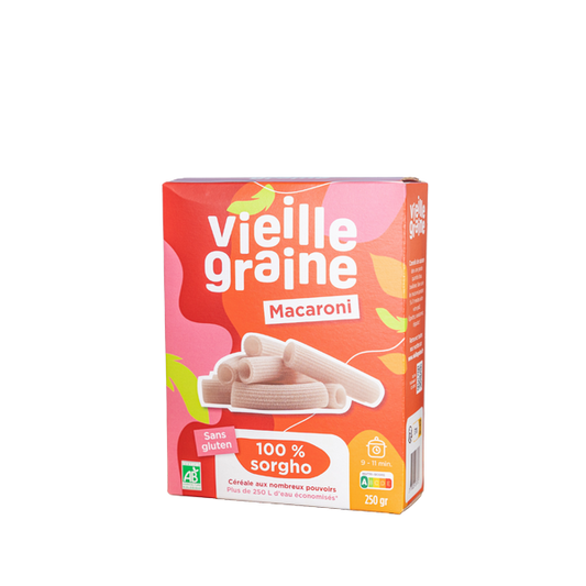 Vieille Graine -- Macaroni 100% sorgho - 250 g