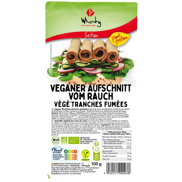 WHEATY -- Vege tranches fumees 100g