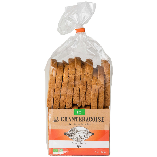 La Chanteracoise -- Biscottes bio essentielle - 280 g