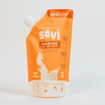 Boisson amande à diluer sans sucre ajouté bio - 1