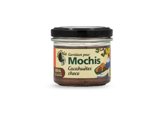 Autour du riz -- échantillon garniture bio pour mochis (cacahuètes choco)