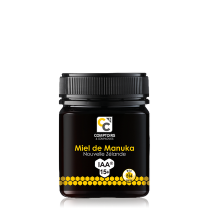 Comptoirs & Compagnies -- Miel de manuka iaa15+ (mgo 514) (origine  Nouvelle zélande) - 250 g