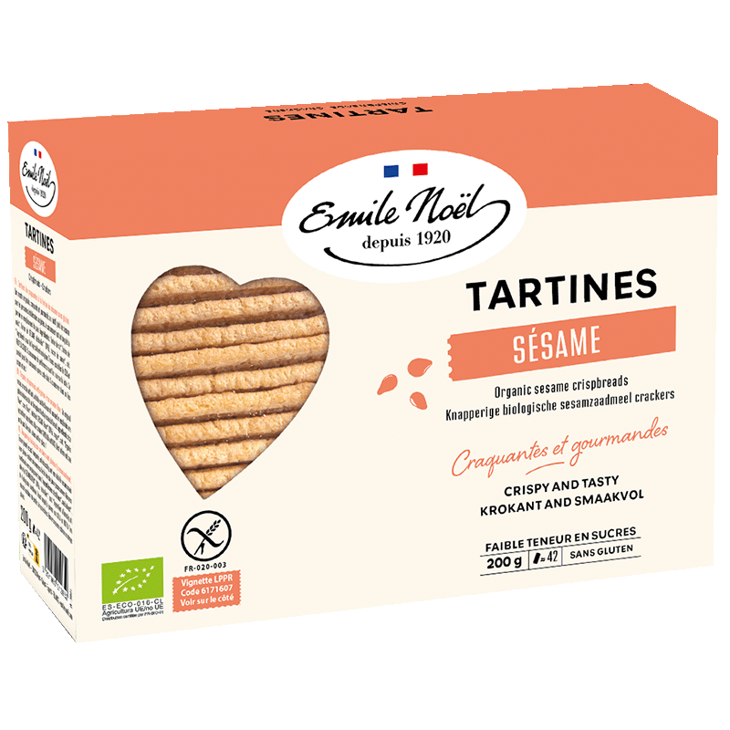 émile Noël -- Tartines sans gluten sésame bio - 200 g