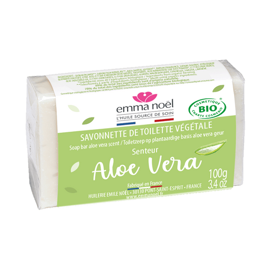 Emma Noël -- Savonnette aloe vera bio - 100 g